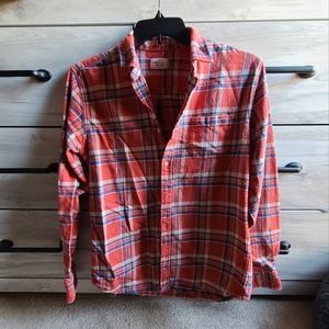 Marine Layer plaid flannel shirt